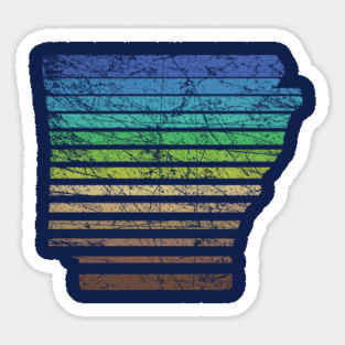 Arkansas - Blurred Horizon Line Sticker