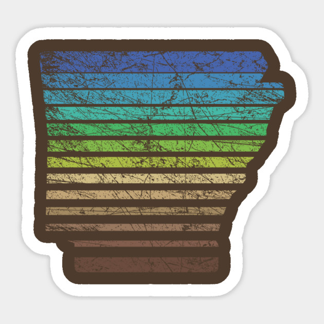 Arkansas - Blurred Horizon Line Magnet by rt-shirts