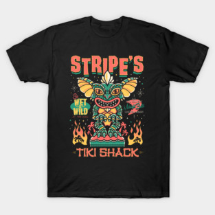 Stripe's Tiki Shack - Creepy Cute Monster - Retro Vintage Surf T-Shirt