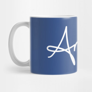 America Simple Hand Drawn Mug