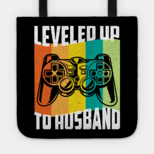 Leveled Up To Husband Gamer Tote