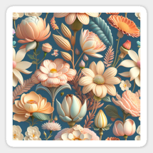 elegant floral bouquet Magnet