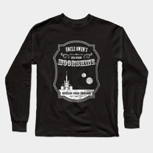 Uncle Owen's Moonshine (distressed) Long Sleeve T-Shirt