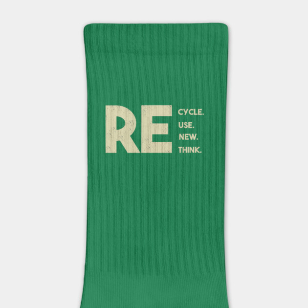 Recycle reuse renew rethink by Db Printed