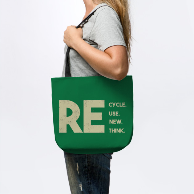 Recycle reuse renew rethink by Db Printed