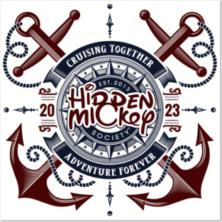 HMS Two-Anchor Nautical 2023 Edition Posters and Art