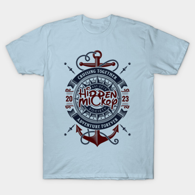 HMS Single-Anchor Nautical 2023 Edition T-Shirt T-Shirt by hiddenmickeysociety