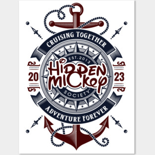 HMS Single-Anchor Nautical 2023 Edition T-Shirt Posters and Art