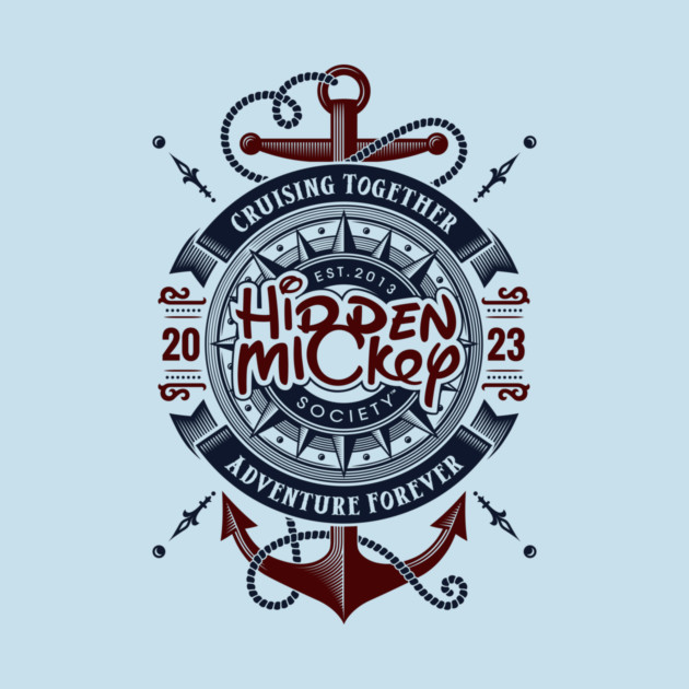 HMS Single-Anchor Nautical 2023 Edition T-Shirt by hiddenmickeysociety