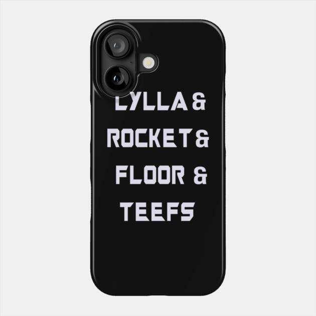 Lylla & Rocket & Floor & Teefs Phone Case by Jim and Them