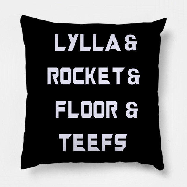 Lylla & Rocket & Floor & Teefs Pillow by Jim and Them