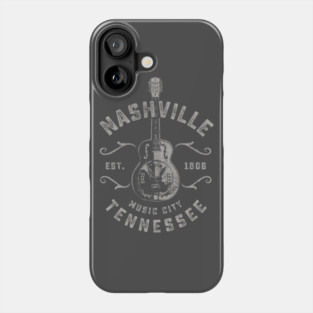 Nashville Music City USA Vintage Phone Case