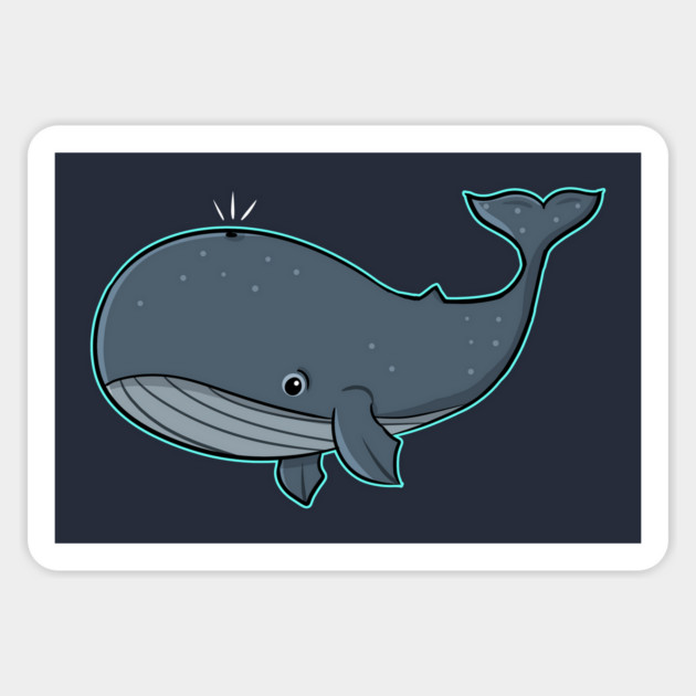 WHALE Sticker by roxiqt