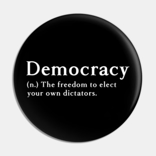 Democracy Pin