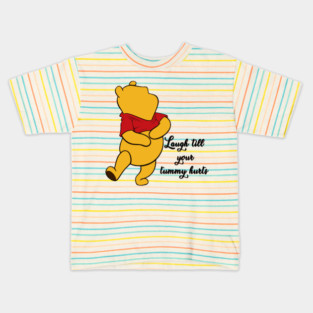 Anthropomorphic Teddy Bear Laughing Kids T-Shirt