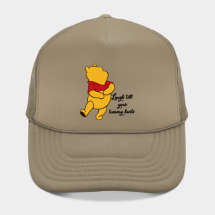 Anthropomorphic Teddy Bear Laughing Hat