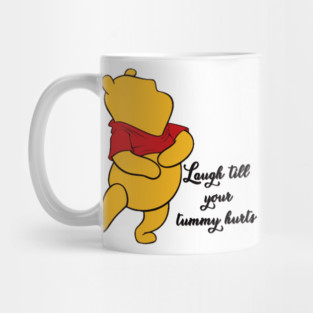 Anthropomorphic Teddy Bear Laughing Mug