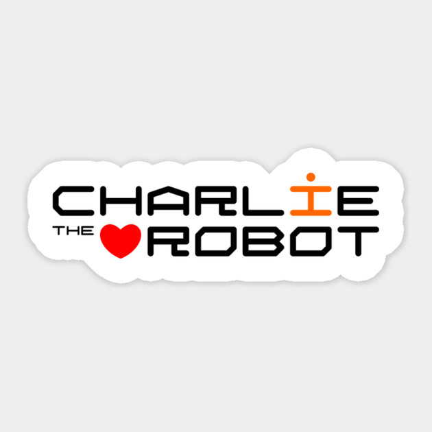 Charlie the Robot Sticker by DRI374