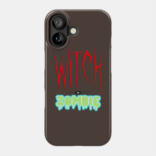 Witch and Zombie Phone Case