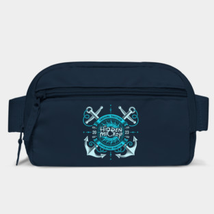 HMS Two-Anchor Nautical 2023 Edition T-Shirt (Aqua) Bag
