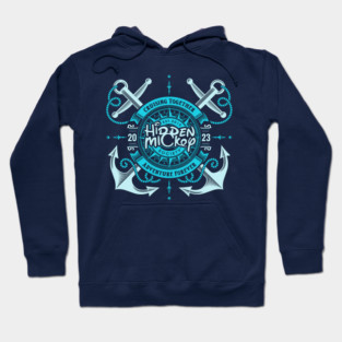 HMS Two-Anchor Nautical 2023 Edition T-Shirt (Aqua) Hoodie