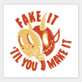 Demon: Fake It 'Til You Make It Sticker