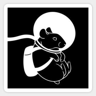 Space hamster Sticker