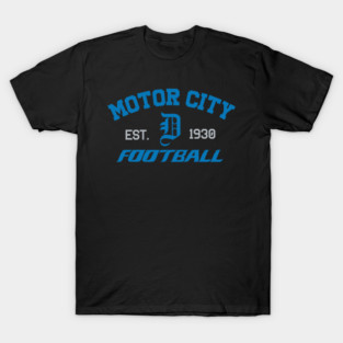 Motor City Football Dark T-Shirt