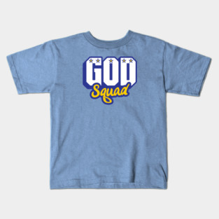 God Squad Basketball Logo 1.0 Kids T-Shirt