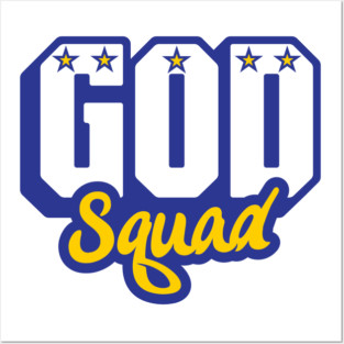 God Squad Basketball Logo 1.0 Posters and Art
