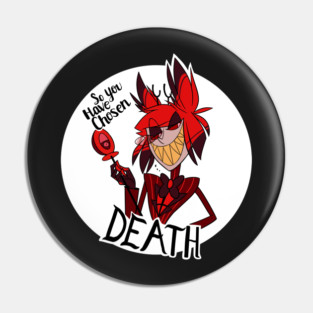 Instant Death Alastor Sticker Pin