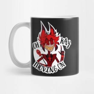 Disapproving Alastor Sticker Mug