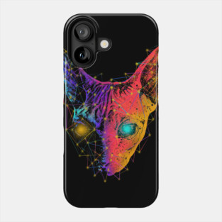 Geometry Sphynx Cat Phone Case