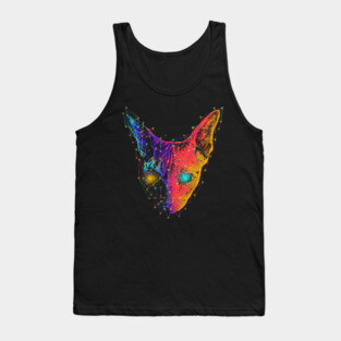 Geometry Sphynx Cat Tank Top