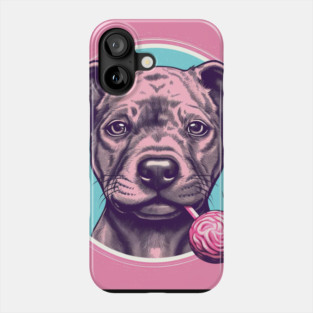 Staffy Lollipop Phone Case