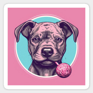 Staffy Lollipop Sticker