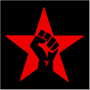 hand star symbol Posters and Art