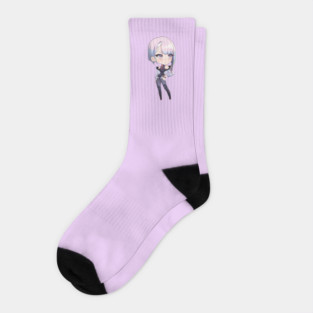 Lucy Cyberpunk Edgerunners Socks