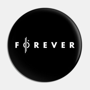 Forever - white Pin
