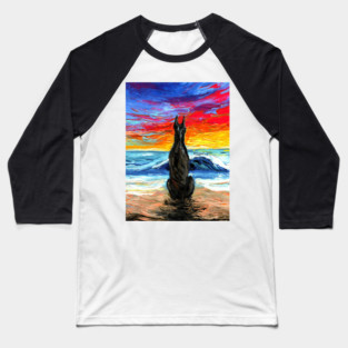 Beach Days - Doberman Baseball T-Shirt