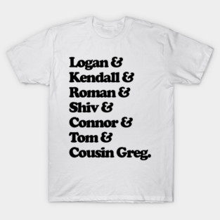 Succession Names List T-Shirt