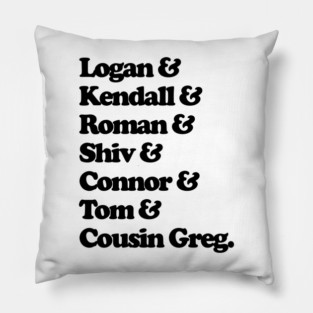 Succession Names List Pillow