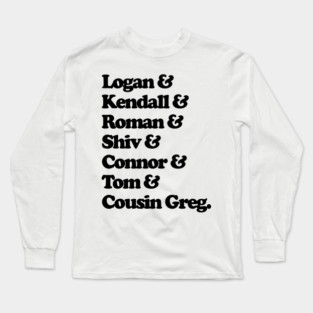 Succession Names List Long Sleeve T-Shirt