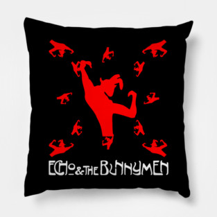 echo and bunnymen Pillow