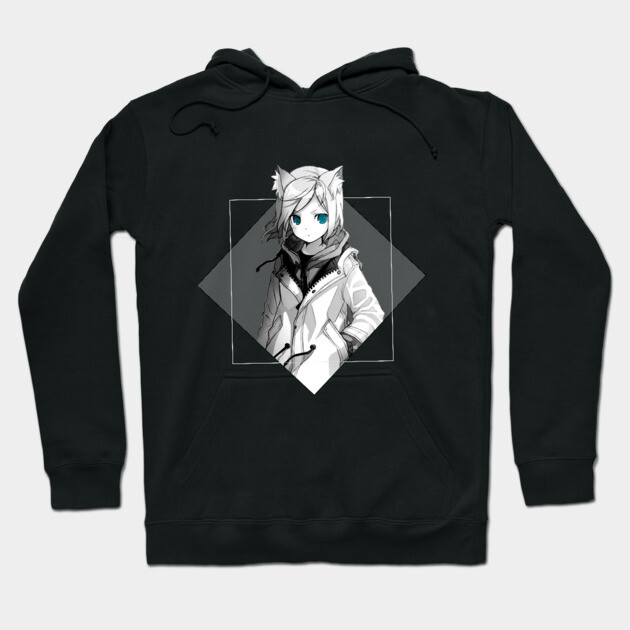 Anime Girl Teddy Bear Sweatshirts Teddy Bear Anime Hoodie Bear