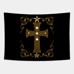 The celtic cross Tapestry