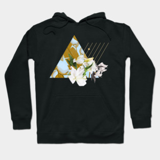 Tropical Flowers & Geometry Hoodie