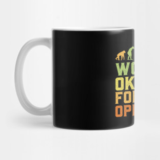 World's Okayest Forklift Operator Mug