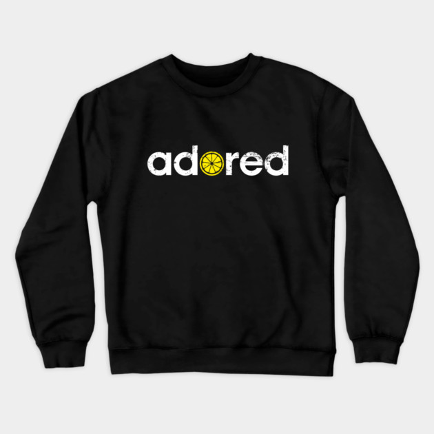 The Stone Roses Adored Indie Manchester Integrated Lemon Crewneck Sweatshirt by Butter Creative