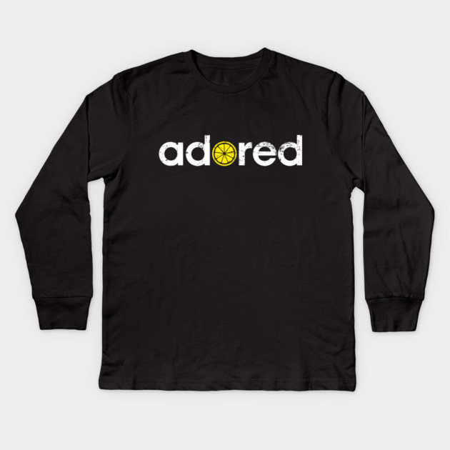 The Stone Roses Adored Indie Manchester Integrated Lemon Kids Long Sleeve T-Shirt by Butter Creative
